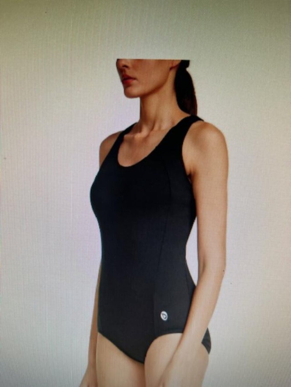 New Baleaf Women's Bathing Suit Conservative Athletic Swimsuit Black XXL
